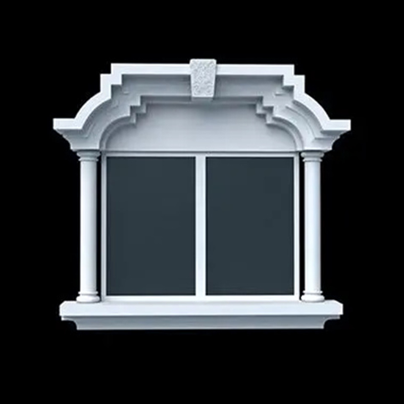 Marcos de puertas y ventanas GRC lineales minimalistas