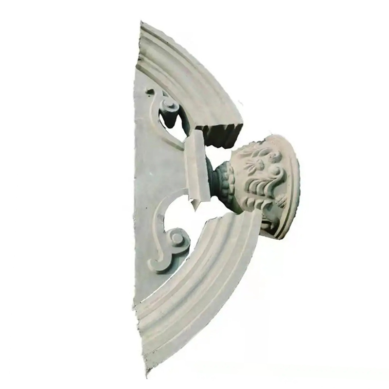 Moldura GRC con repisa de goteo de agua